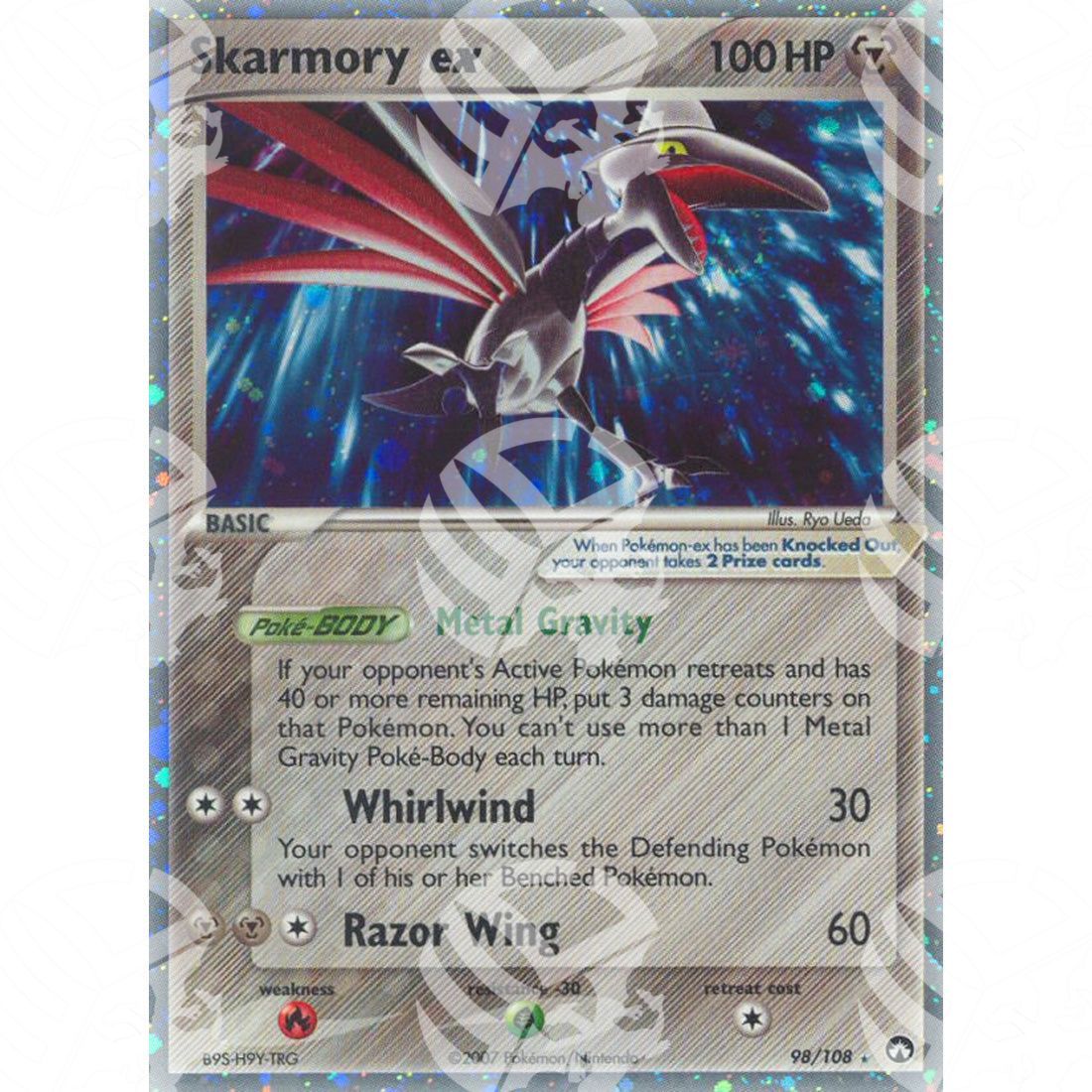 EX Power Keepers - Skarmory ex - Holo Rare 98/108 - Warcard - EX Power Keepers - Skarmory ex - Holo Rare 98/108 i prezzi più bassi sul mercato, solo da www.warcardshop.com! Carte singole, box, buste e mazzi.