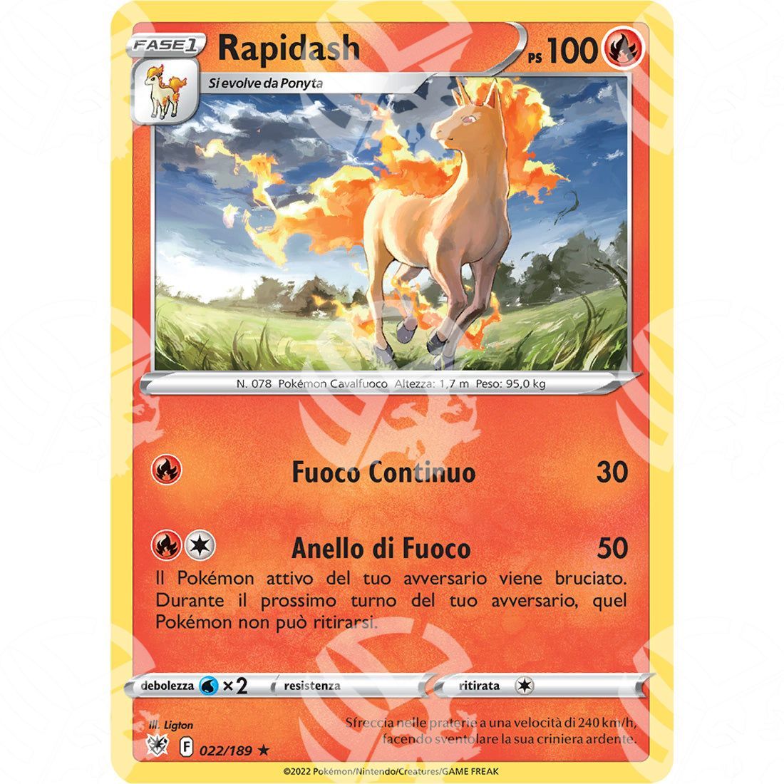 Lucentezza Siderale - Rapidash - 022/189 - Warcard - Lucentezza Siderale - Rapidash - 022/189 i prezzi più bassi sul mercato, solo da www.warcardshop.com! Carte singole, box, buste e mazzi.