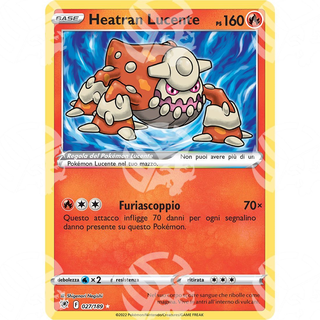 Lucentezza Siderale - Radiant Heatran - Ultra Rare 027/189 - Warcard - Lucentezza Siderale - Radiant Heatran - Ultra Rare 027/189 i prezzi più bassi sul mercato, solo da www.warcardshop.com! Carte singole, box, buste e mazzi.