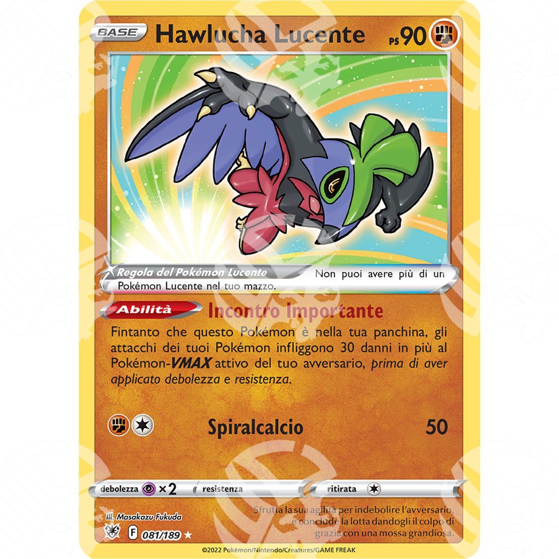Lucentezza Siderale - Radiant Hawlucha - Ultra Rare 081/189 - Warcard - Lucentezza Siderale - Radiant Hawlucha - Ultra Rare 081/189 i prezzi più bassi sul mercato, solo da www.warcardshop.com! Carte singole, box, buste e mazzi.
