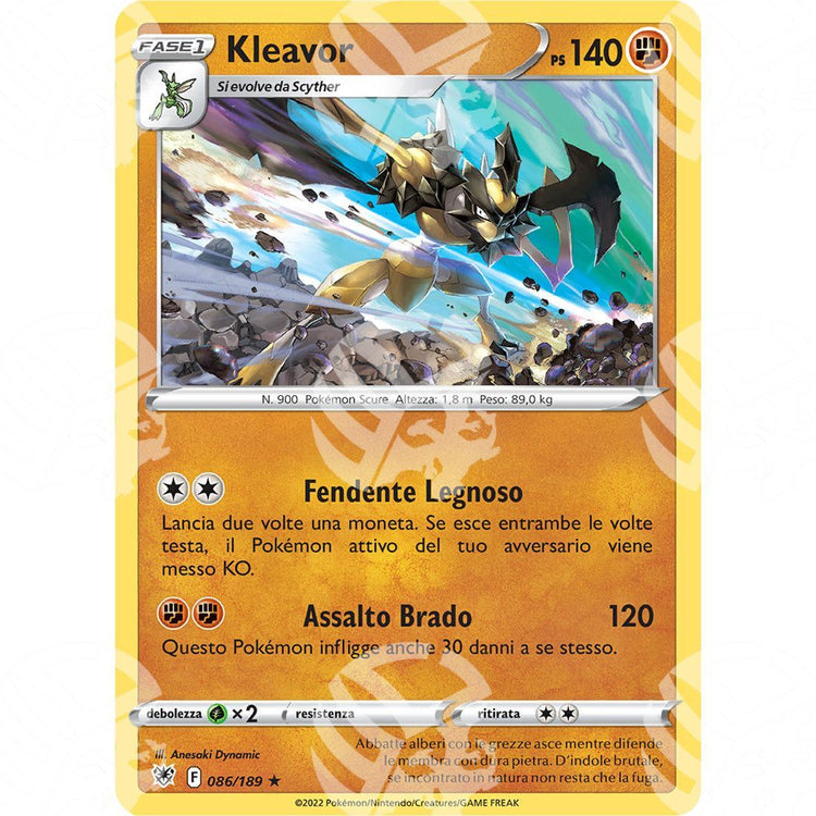 Lucentezza Siderale - Kleavor - Holo Rare 086/189 - Warcard - Lucentezza Siderale - Kleavor - Holo Rare 086/189 i prezzi più bassi sul mercato, solo da www.warcardshop.com! Carte singole, box, buste e mazzi.