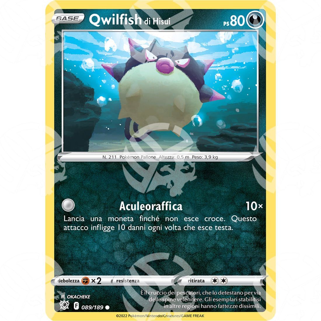 Lucentezza Siderale - Hisuian Qwilfish - 089/189 - Warcard - Lucentezza Siderale - Hisuian Qwilfish - 089/189 i prezzi più bassi sul mercato, solo da www.warcardshop.com! Carte singole, box, buste e mazzi.