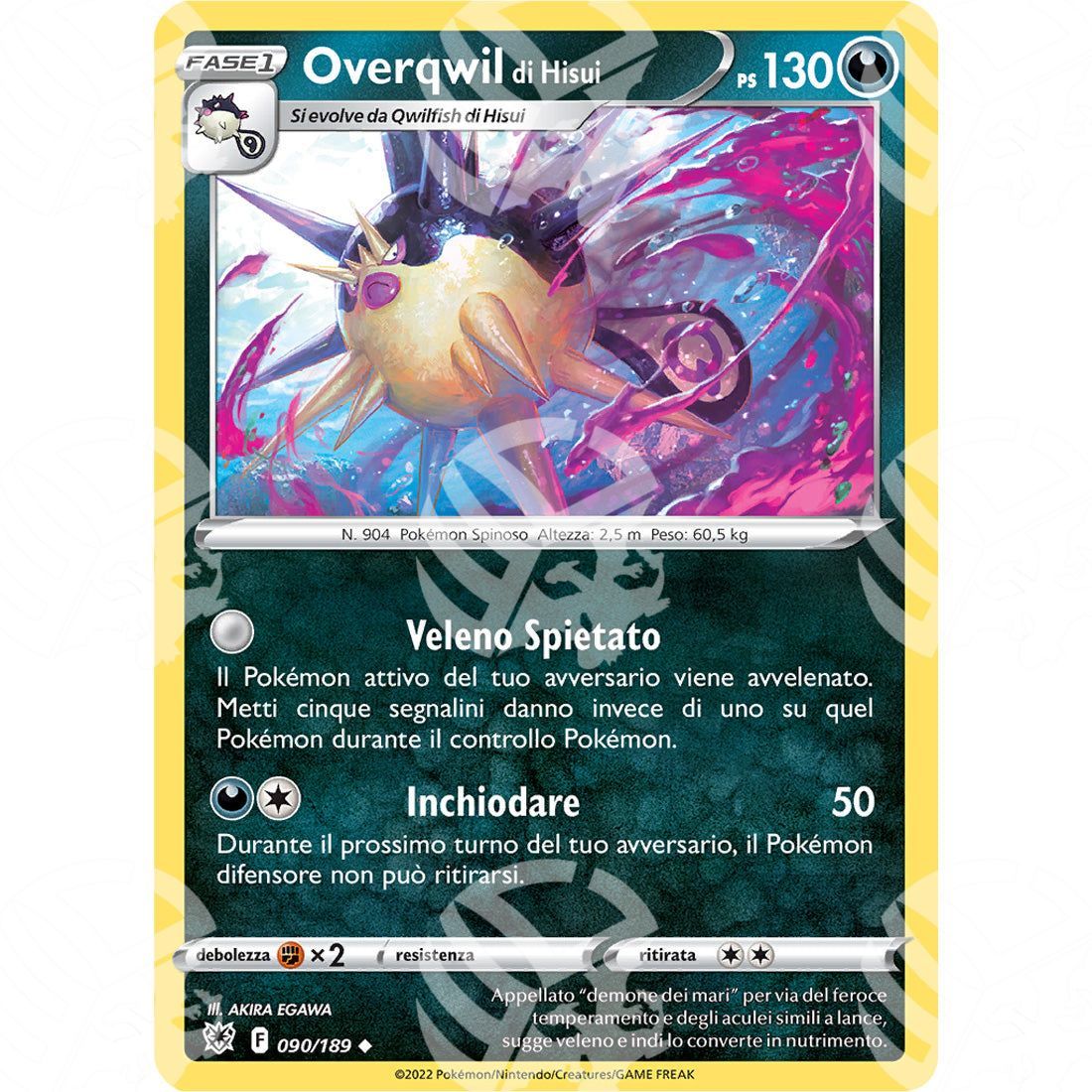 Lucentezza Siderale - Hisuian Overqwil - 090/189 - Warcard - Lucentezza Siderale - Hisuian Overqwil - 090/189 i prezzi più bassi sul mercato, solo da www.warcardshop.com! Carte singole, box, buste e mazzi.