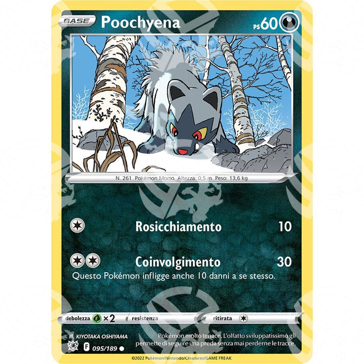 Lucentezza Siderale - Poochyena - 095/189 - Warcard - Lucentezza Siderale - Poochyena - 095/189 i prezzi più bassi sul mercato, solo da www.warcardshop.com! Carte singole, box, buste e mazzi.