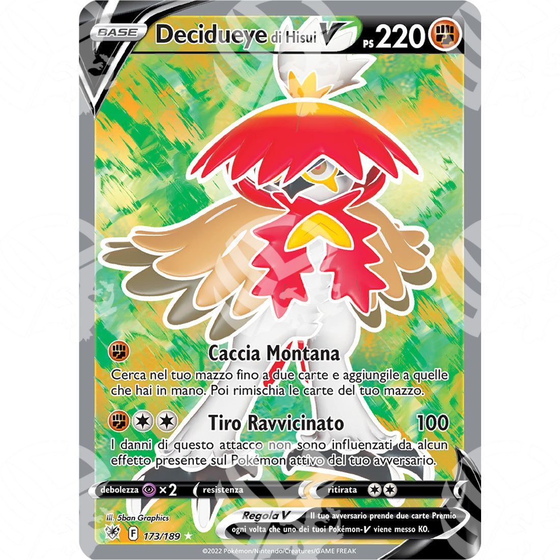 Lucentezza Siderale - Hisuian Decidueye V - Ultra Rare 173/189 - Warcard - Lucentezza Siderale - Hisuian Decidueye V - Ultra Rare 173/189 i prezzi più bassi sul mercato, solo da www.warcardshop.com! Carte singole, box, buste e mazzi.