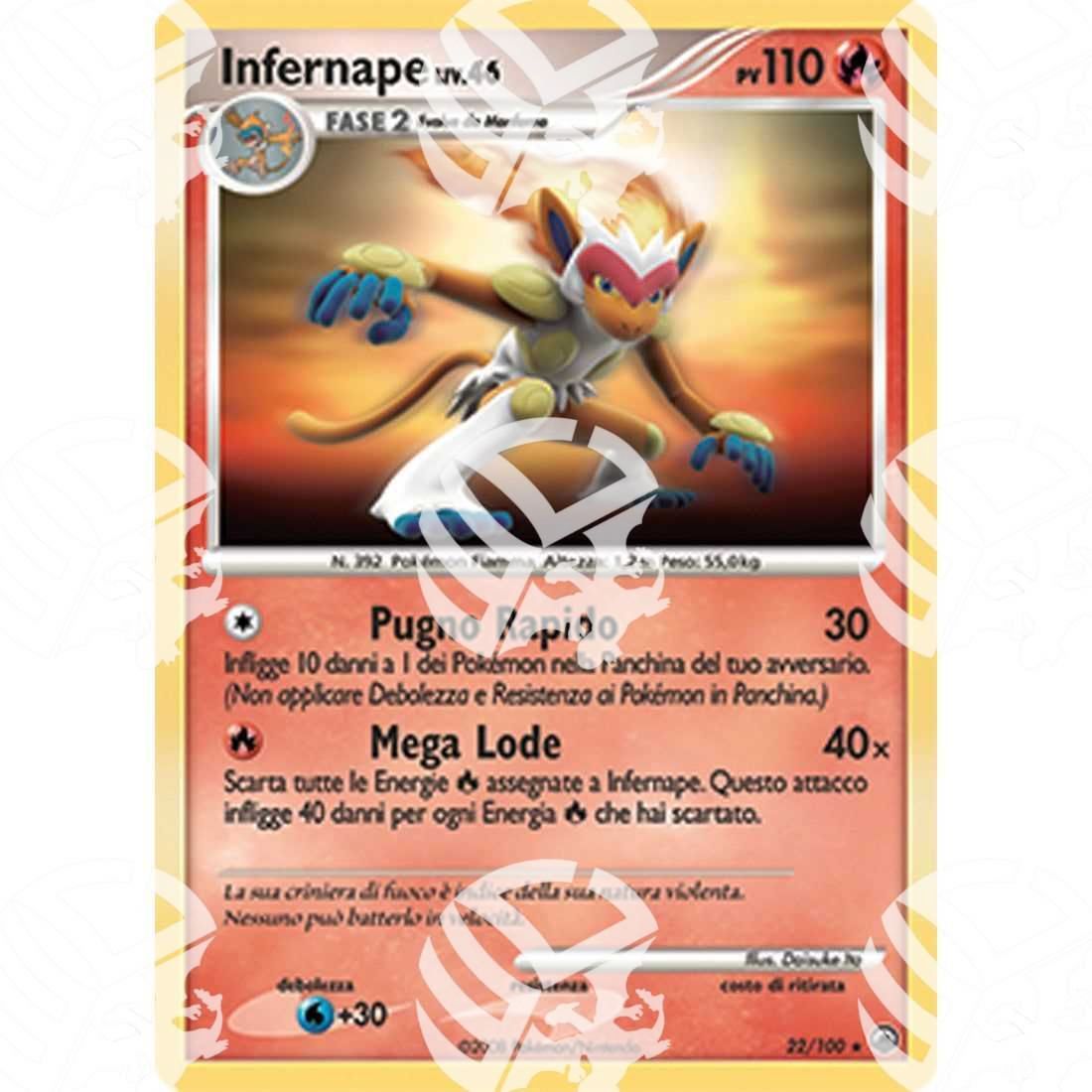 Alba Suprema - Infernape - 22/100 - Warcard -  -  - 