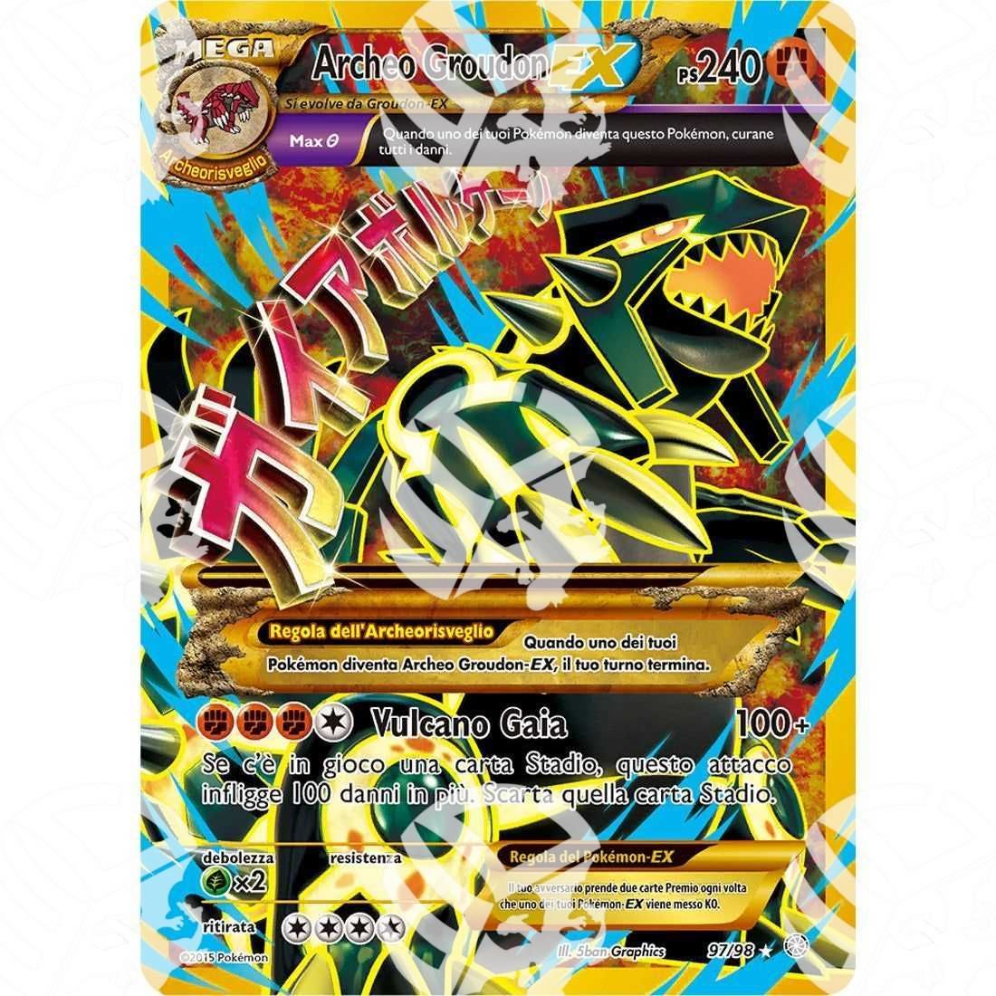 Antiche Origini - M Primal Groudon EX - Secret Rare 97/98 - Warcard -  -  - Antiche Origini - M Primal Groudon EX - Secret Rare 97/98 - Warcard - Antiche Origini - M Primal Groudon EX - Secret Rare 97/98 i prezzi più bassi sul mercato, solo da www.warcardshop.com! Carte singole, box, buste e mazzi.