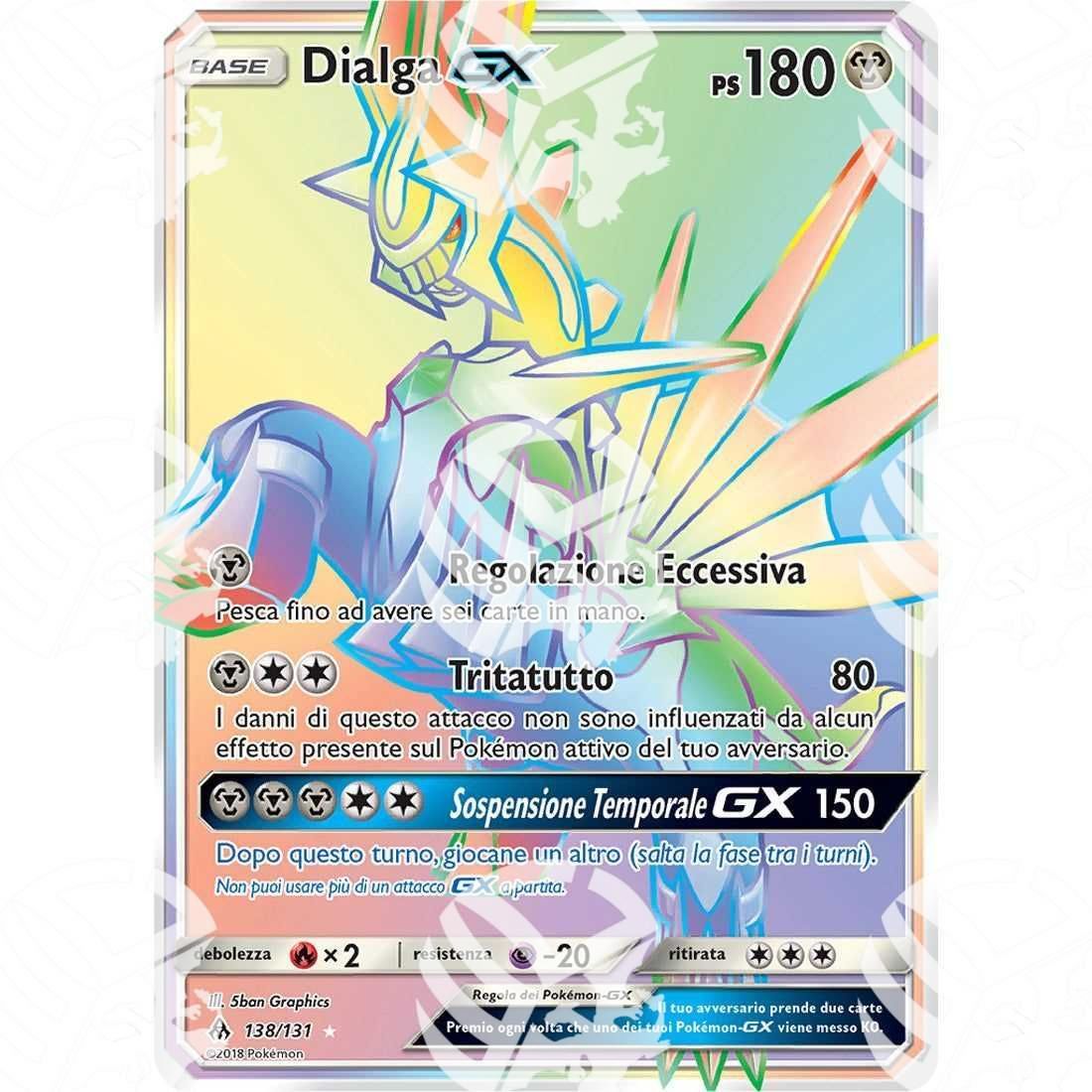 Apocalisse di Luce - Dialga GX - Rainbow Rare 138/131 - Warcard -  -  - Apocalisse di Luce - Dialga GX - Rainbow Rare 138/131 - Warcard - Apocalisse di Luce - Dialga GX - Rainbow Rare 138/131 i prezzi più bassi sul mercato, solo da www.warcardshop.com! Carte singole, box, buste e mazzi.