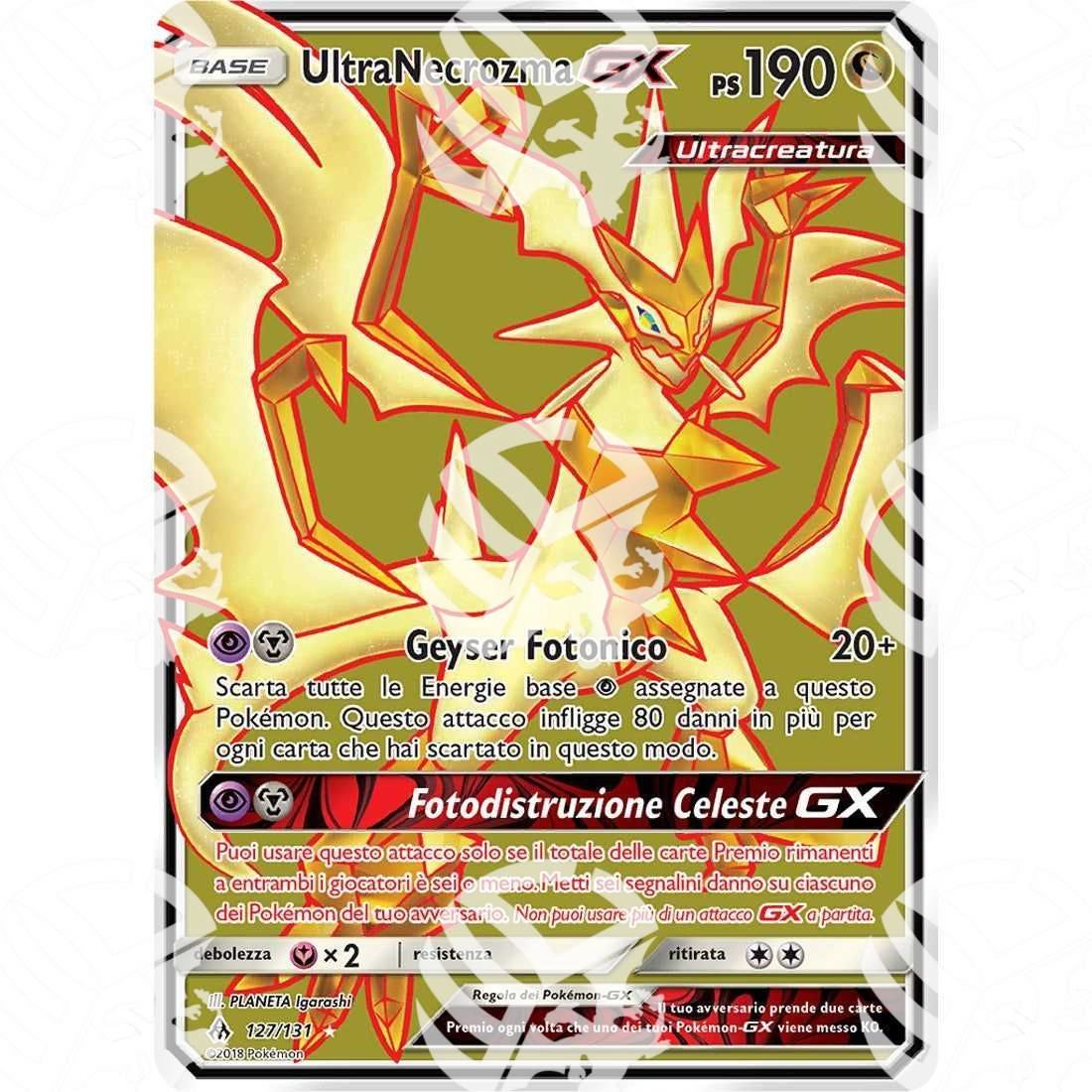 Apocalisse di Luce - Ultra Necrozma GX - Ultra Rare 127/131 - Warcard -  -  - Apocalisse di Luce - Ultra Necrozma GX - Ultra Rare 127/131 - Warcard - Apocalisse di Luce - Ultra Necrozma GX - Ultra Rare 127/131 i prezzi più bassi sul mercato, solo da www.warcardshop.com! Carte singole, box, buste e mazzi.
