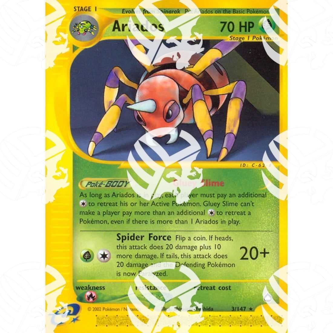 Aquapolis - Ariados - 3/147 - Warcard - Aquapolis - Ariados - 3/147 i prezzi più bassi sul mercato, solo da www.warcardshop.com! Carte singole, box, buste e mazzi.