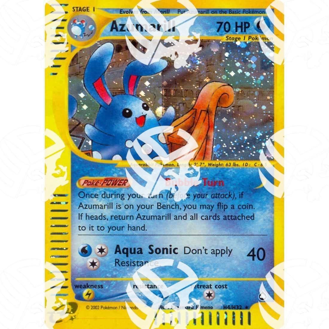 Aquapolis - Azumarill - Holo Rare H4/H32 - Warcard - Aquapolis - Azumarill - Holo Rare H4/H32 i prezzi più bassi sul mercato, solo da www.warcardshop.com! Carte singole, box, buste e mazzi.