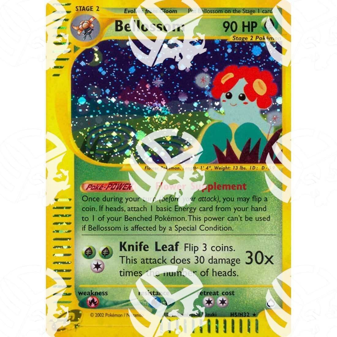 Aquapolis - Bellossom - Holo Rare H5/H32 - Warcard - Aquapolis - Bellossom - Holo Rare H5/H32 i prezzi più bassi sul mercato, solo da www.warcardshop.com! Carte singole, box, buste e mazzi.