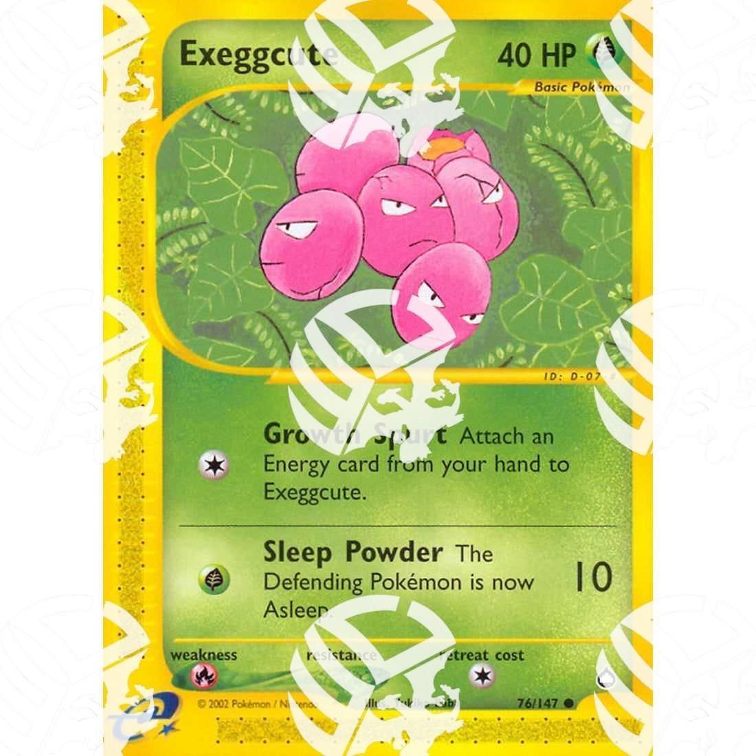 Aquapolis - Exeggcute - 76/147 - Warcard - Aquapolis - Exeggcute - 76/147 i prezzi più bassi sul mercato, solo da www.warcardshop.com! Carte singole, box, buste e mazzi.