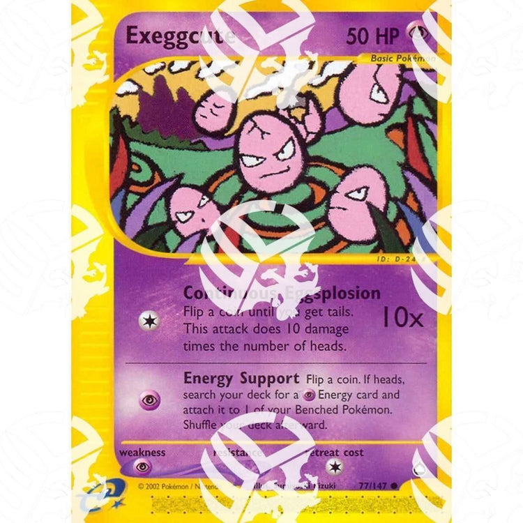 Aquapolis - Exeggcute - 77/147 - Warcard - Aquapolis - Exeggcute - 77/147 i prezzi più bassi sul mercato, solo da www.warcardshop.com! Carte singole, box, buste e mazzi.