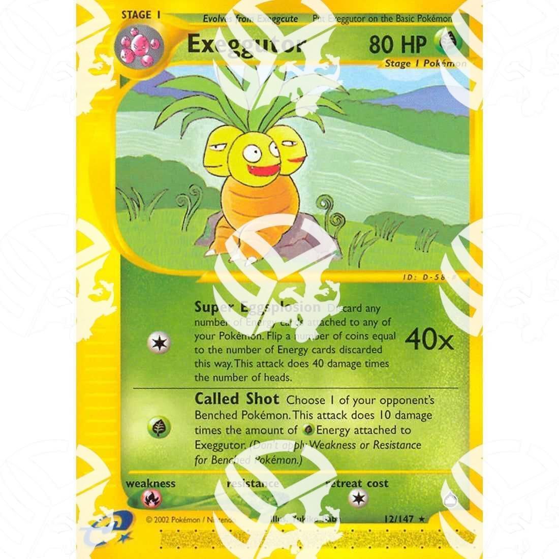 Aquapolis - Exeggutor - 12/147 - Warcard - Aquapolis - Exeggutor - 12/147 i prezzi più bassi sul mercato, solo da www.warcardshop.com! Carte singole, box, buste e mazzi.