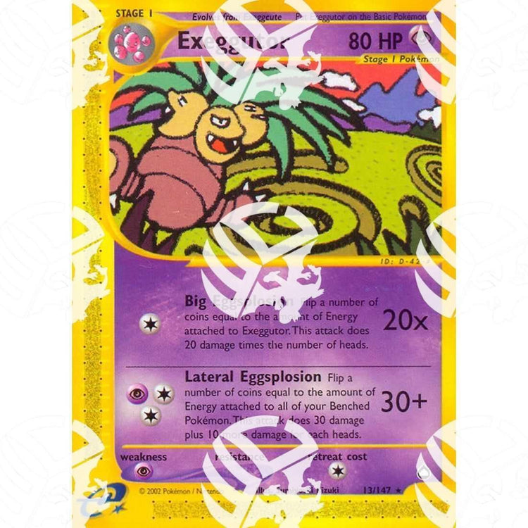 Aquapolis - Exeggutor - 13/147 - Warcard - Aquapolis - Exeggutor - 13/147 i prezzi più bassi sul mercato, solo da www.warcardshop.com! Carte singole, box, buste e mazzi.