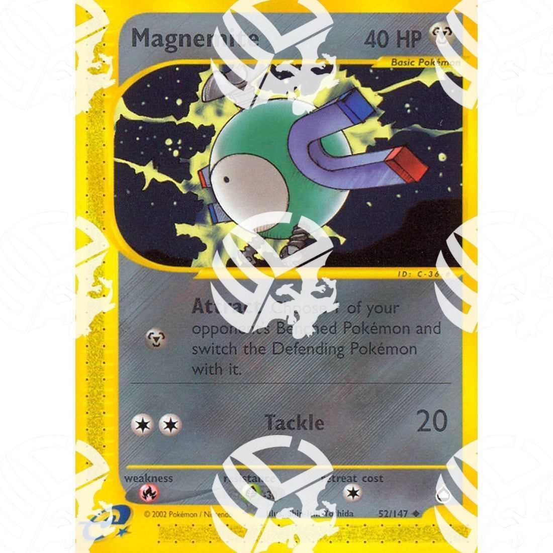 Aquapolis - Magnemite - 52/147 - Warcard - Aquapolis - Magnemite - 52/147 i prezzi più bassi sul mercato, solo da www.warcardshop.com! Carte singole, box, buste e mazzi.