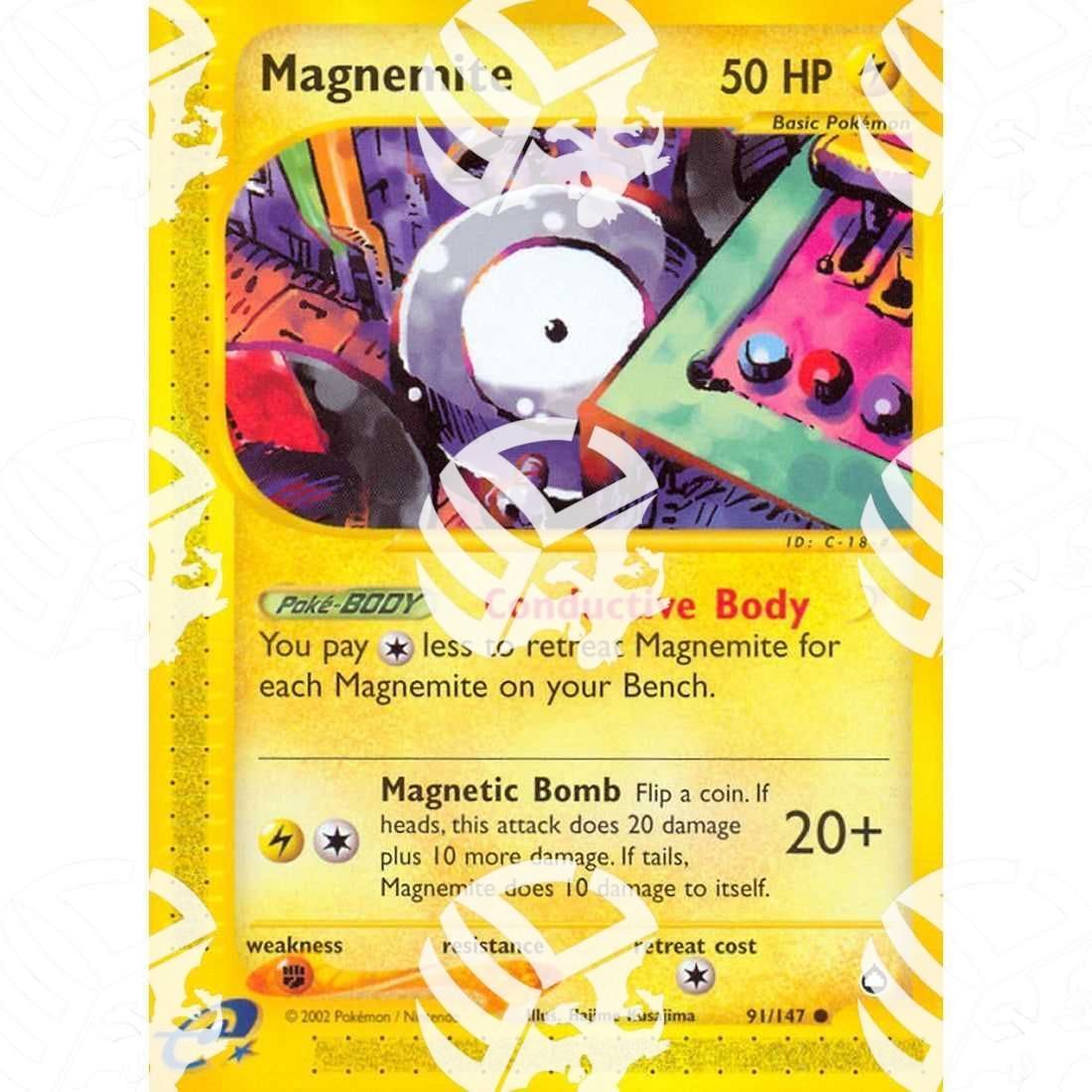 Aquapolis - Magnemite - 91/147 - Warcard - Aquapolis - Magnemite - 91/147 i prezzi più bassi sul mercato, solo da www.warcardshop.com! Carte singole, box, buste e mazzi.