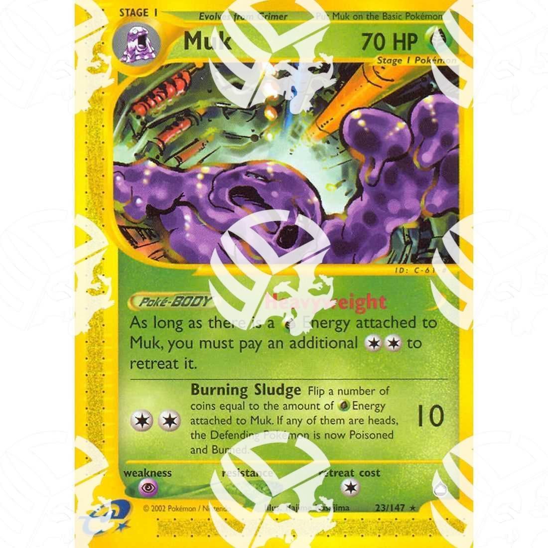 Aquapolis - Muk - 23/147 - Warcard - Aquapolis - Muk - 23/147 i prezzi più bassi sul mercato, solo da www.warcardshop.com! Carte singole, box, buste e mazzi.