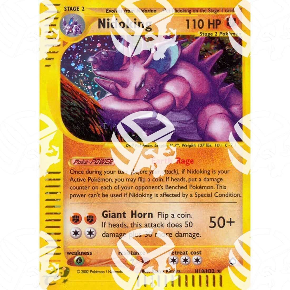 Aquapolis - Nidoking - Holo Rare H18/H32 - Warcard - Aquapolis - Nidoking - Holo Rare H18/H32 i prezzi più bassi sul mercato, solo da www.warcardshop.com! Carte singole, box, buste e mazzi.