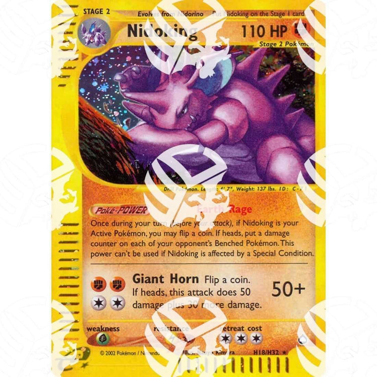 Aquapolis - Nidoking - Holo Rare H18/H32 - Warcard - Aquapolis - Nidoking - Holo Rare H18/H32 i prezzi più bassi sul mercato, solo da www.warcardshop.com! Carte singole, box, buste e mazzi.
