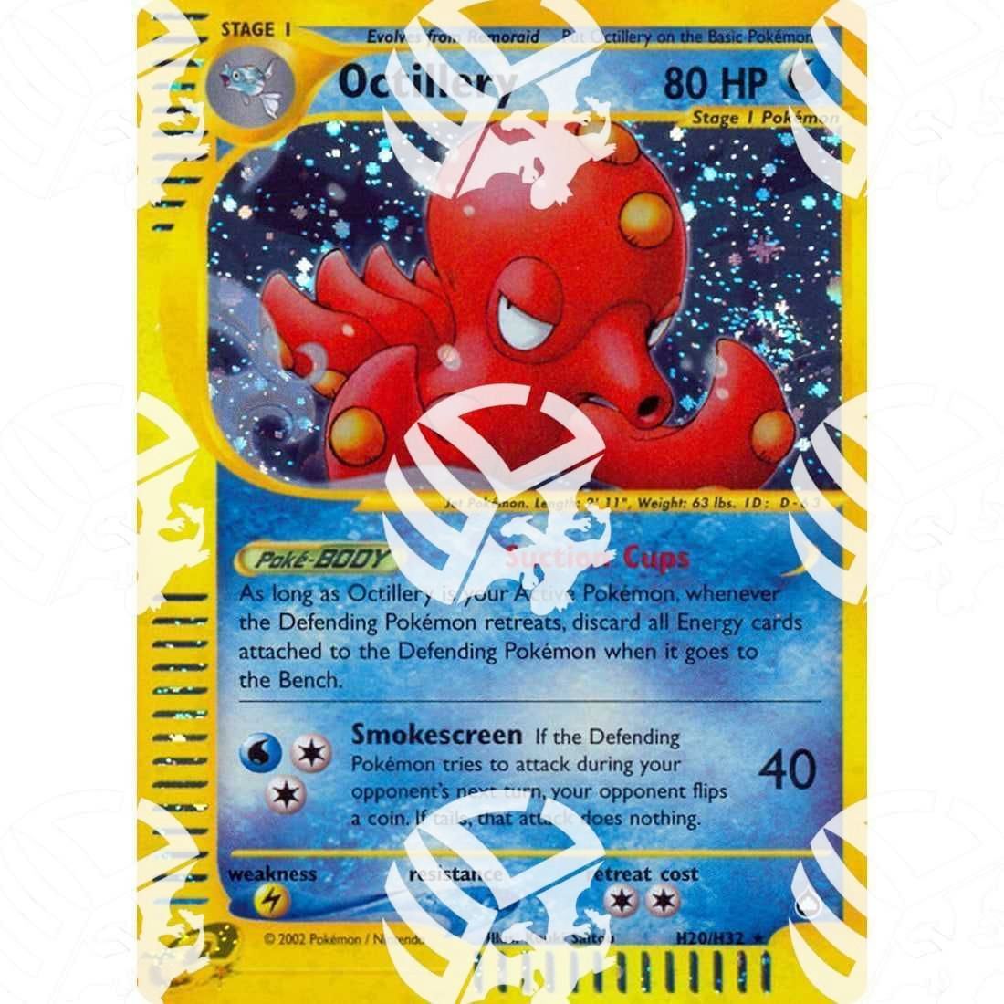 Aquapolis - Octillery - Holo Rare H20/H32 - Warcard - Aquapolis - Octillery - Holo Rare H20/H32 i prezzi più bassi sul mercato, solo da www.warcardshop.com! Carte singole, box, buste e mazzi.