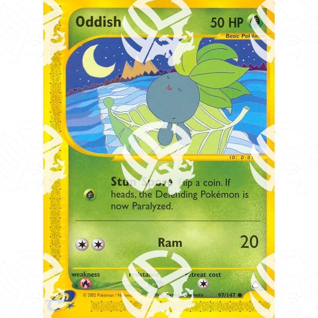Aquapolis - Oddish - 97/147 - Warcard - Aquapolis - Oddish - 97/147 i prezzi più bassi sul mercato, solo da www.warcardshop.com! Carte singole, box, buste e mazzi.