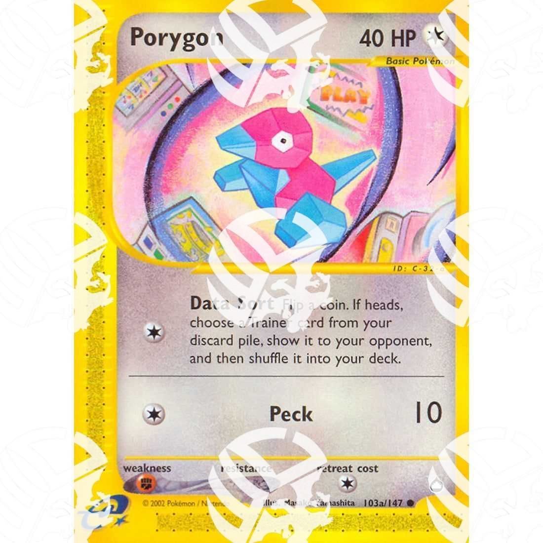 Aquapolis - Porygon - 103a/147 - Warcard - Aquapolis - Porygon - 103a/147 i prezzi più bassi sul mercato, solo da www.warcardshop.com! Carte singole, box, buste e mazzi.