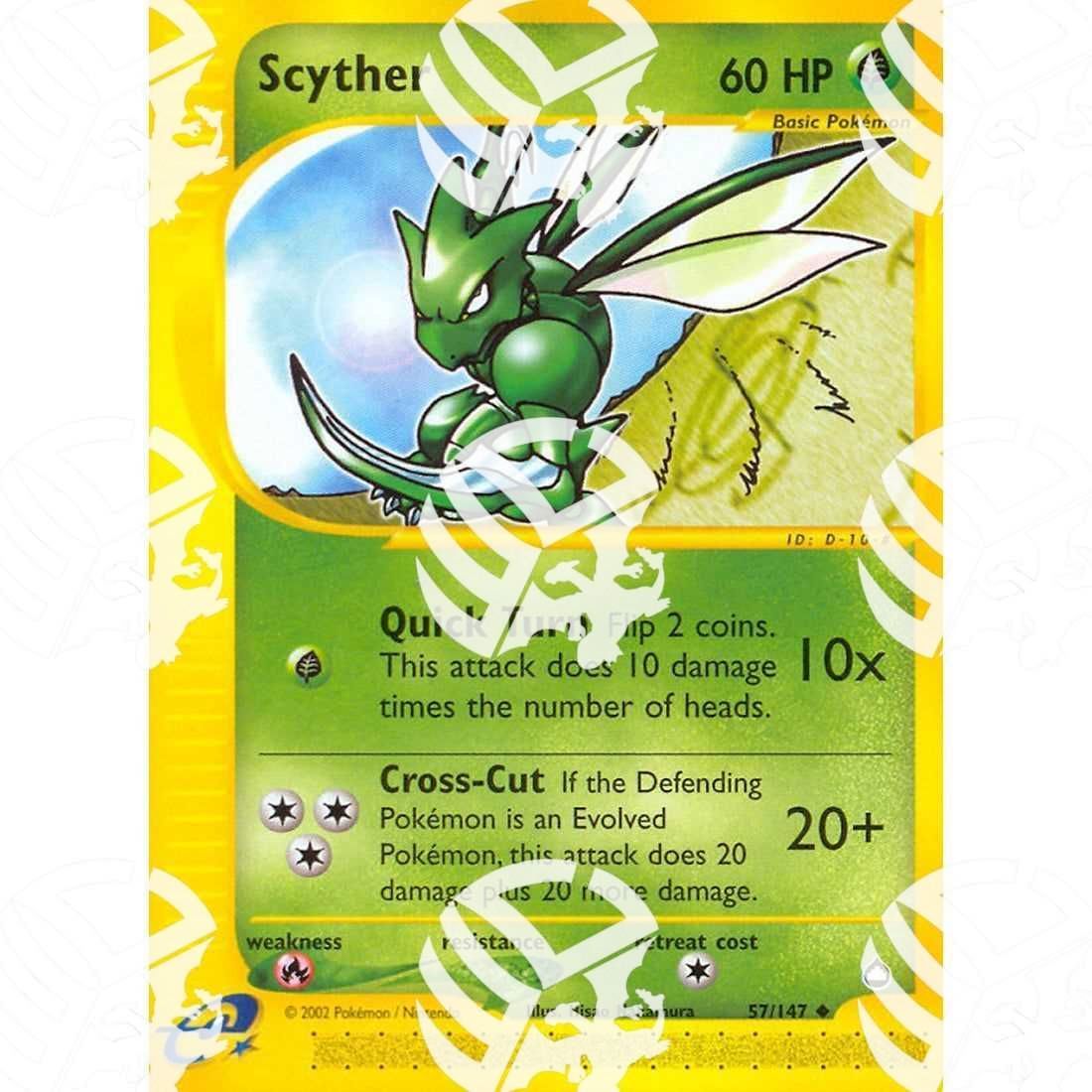 Aquapolis - Scyther - 57/147 - Warcard - Aquapolis - Scyther - 57/147 i prezzi più bassi sul mercato, solo da www.warcardshop.com! Carte singole, box, buste e mazzi.