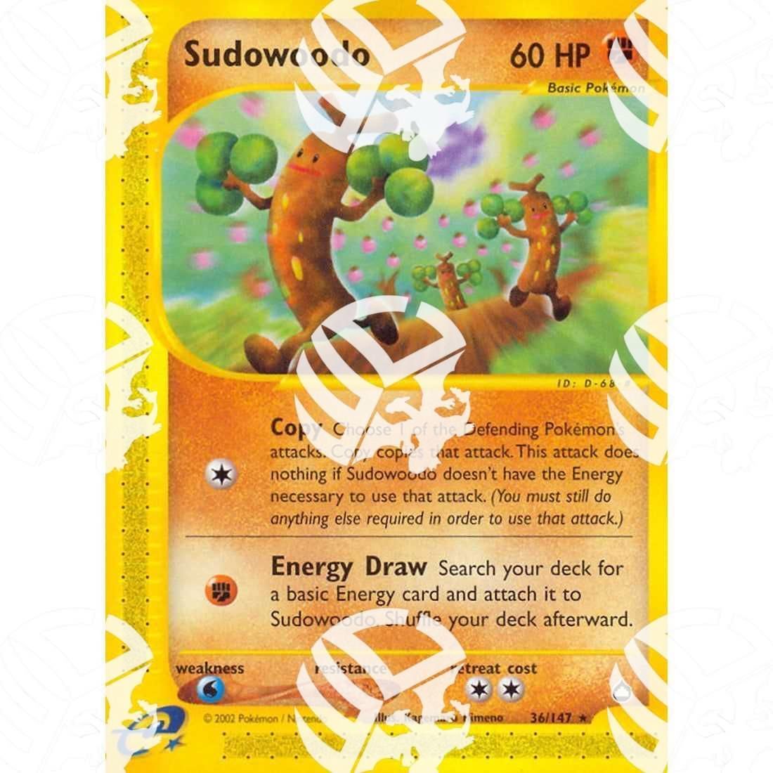 Aquapolis - Sudowoodo - 36/147 - Warcard - Aquapolis - Sudowoodo - 36/147 i prezzi più bassi sul mercato, solo da www.warcardshop.com! Carte singole, box, buste e mazzi.