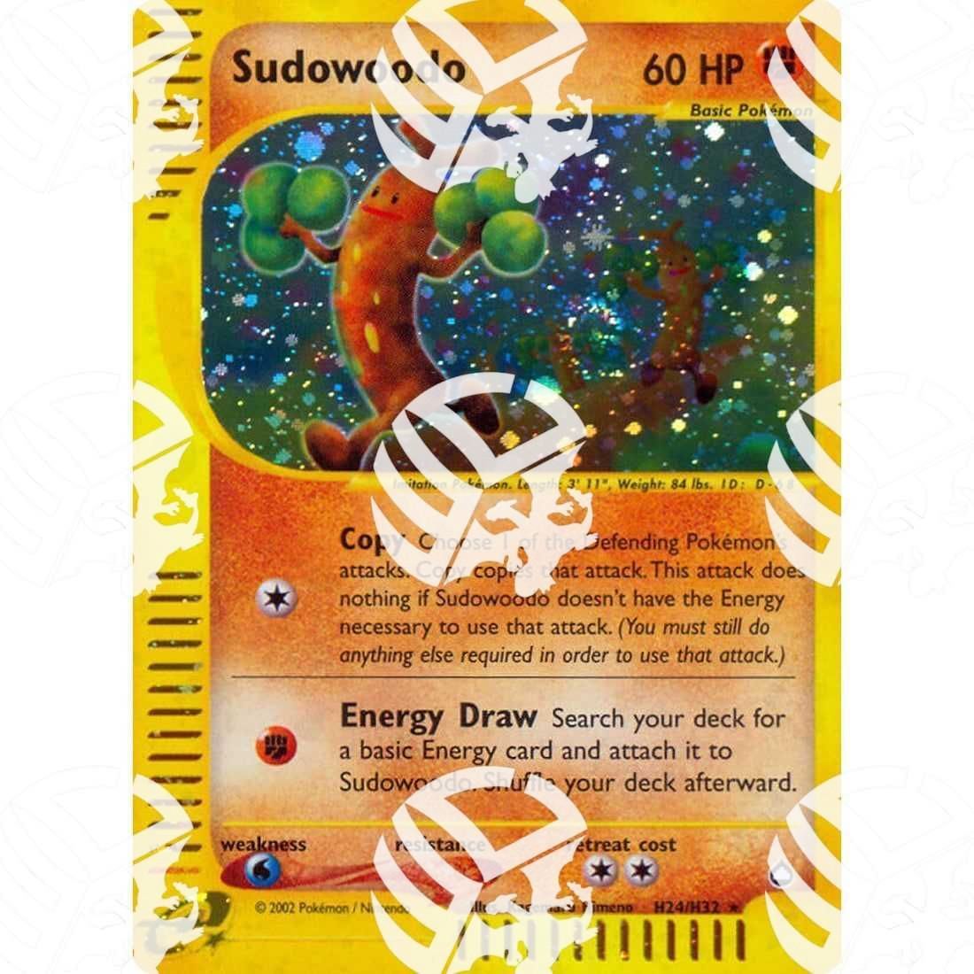 Aquapolis - Sudowoodo - Holo Rare H24/H32 - Warcard - Aquapolis - Sudowoodo - Holo Rare H24/H32 i prezzi più bassi sul mercato, solo da www.warcardshop.com! Carte singole, box, buste e mazzi.
