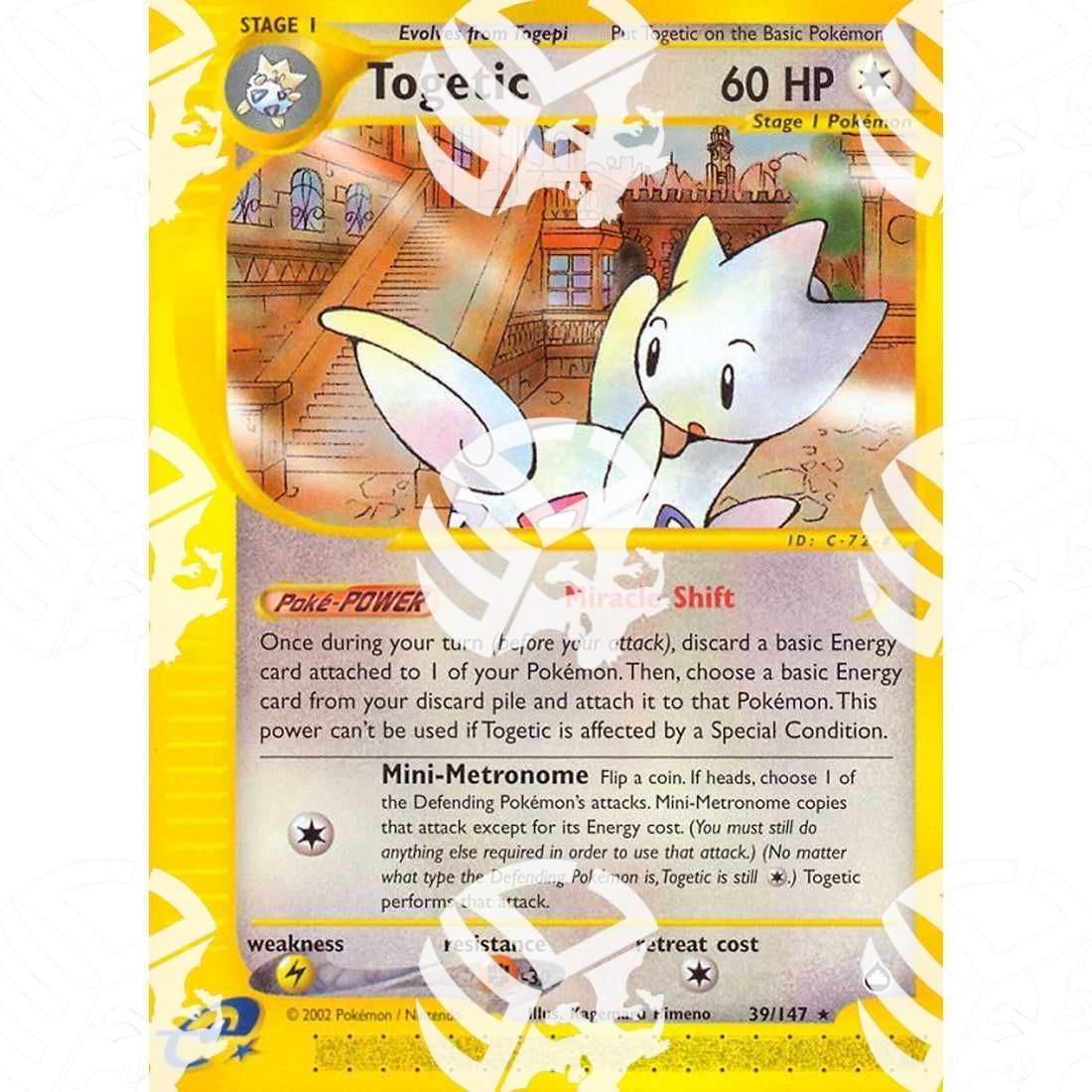 Aquapolis - Togetic - 39/147 - Warcard - Aquapolis - Togetic - 39/147 i prezzi più bassi sul mercato, solo da www.warcardshop.com! Carte singole, box, buste e mazzi.