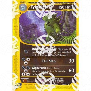 Aquapolis - Tyranitar - 40/147 - Warcard - Aquapolis - Tyranitar - 40/147 i prezzi più bassi sul mercato, solo da www.warcardshop.com! Carte singole, box, buste e mazzi.