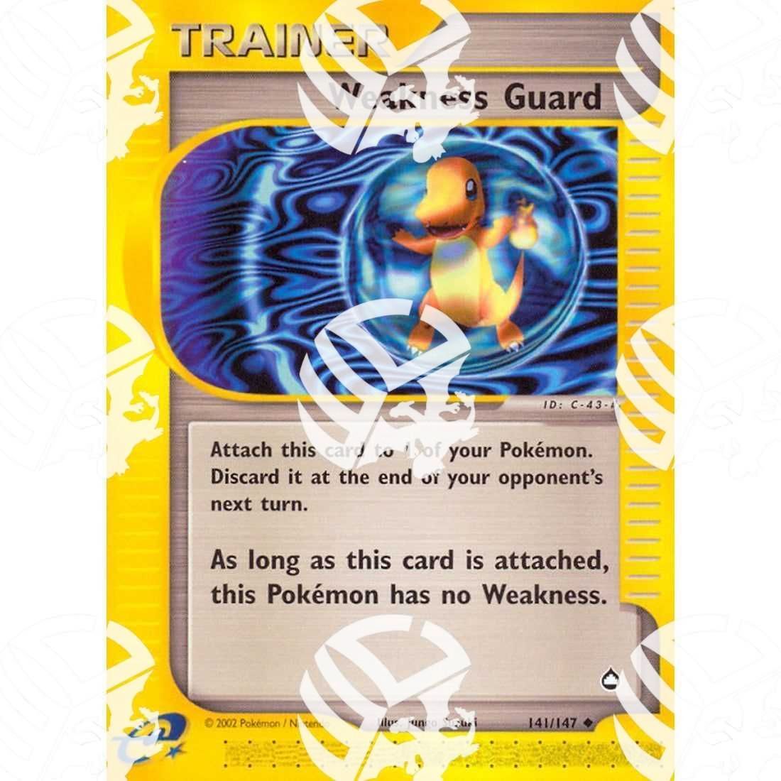 Aquapolis - Weakness Guard - 141/147 - Warcard - Aquapolis - Weakness Guard - 141/147 i prezzi più bassi sul mercato, solo da www.warcardshop.com! Carte singole, box, buste e mazzi.