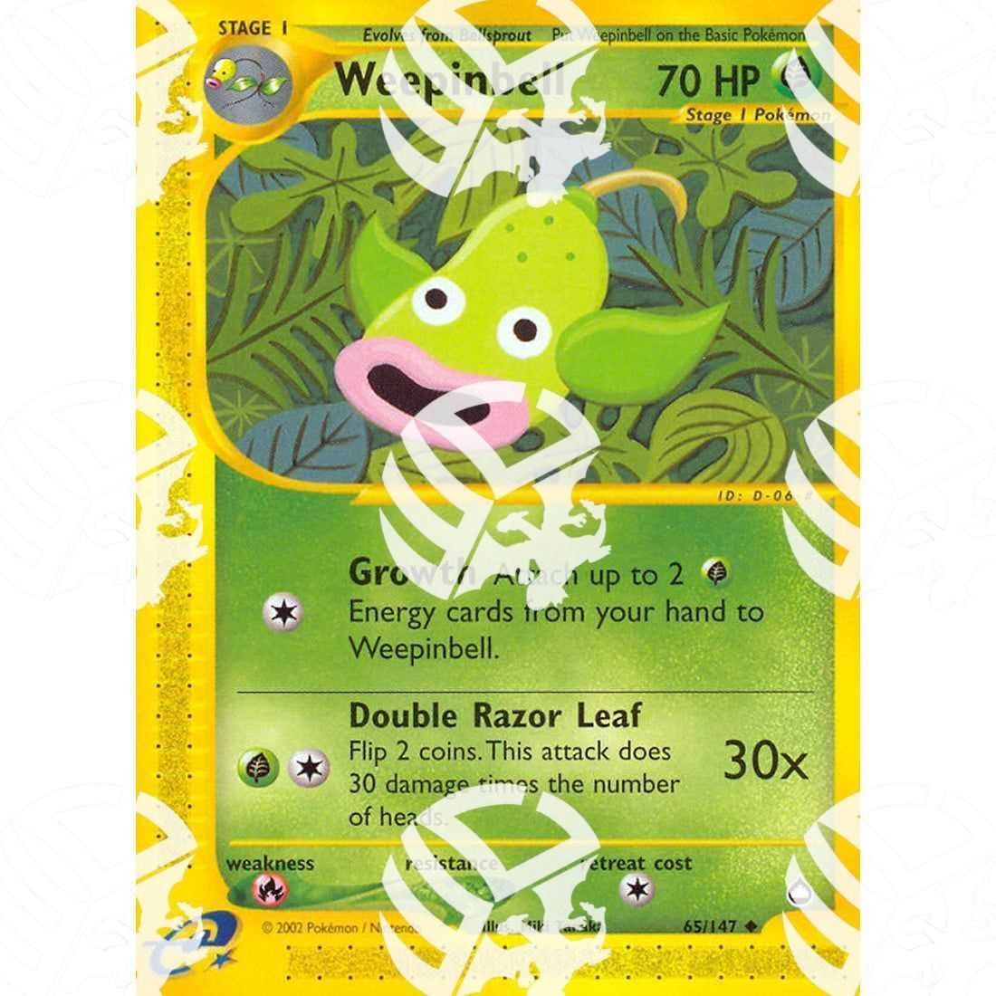 Aquapolis - Weepinbell - 65/147 - Warcard - Aquapolis - Weepinbell - 65/147 i prezzi più bassi sul mercato, solo da www.warcardshop.com! Carte singole, box, buste e mazzi.
