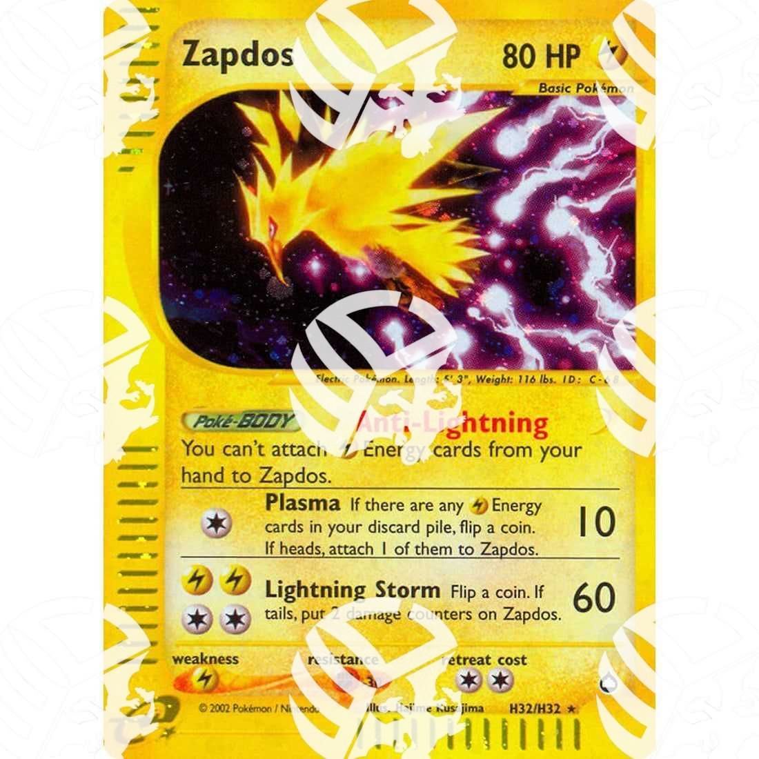 Aquapolis - Zapdos - Holo Rare H32/H32 - Warcard - Aquapolis - Vileplume - Holo Rare H31/H32 i prezzi più bassi sul mercato, solo da www.warcardshop.com! Carte singole, box, buste e mazzi.