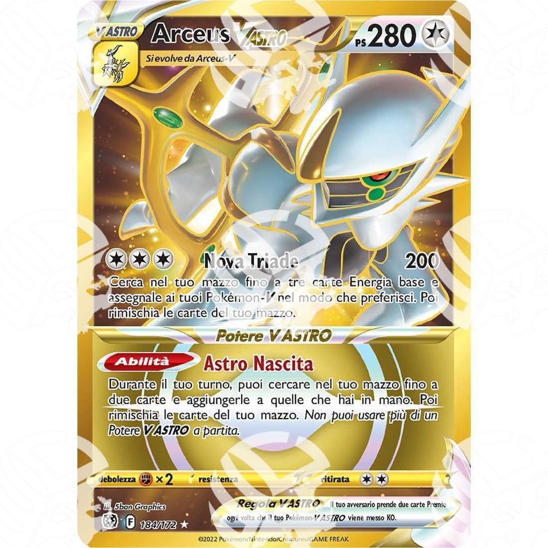 Astri Lucenti - Arceus VSTAR - Secret Rare 184/172 - Warcard -  -  - Astri Lucenti - Arceus VSTAR - Secret Rare 184/172 - Warcard - Astri Lucenti - Arceus VSTAR - Secret Rare 184/172 i prezzi più bassi sul mercato, solo da www.warcardshop.com! Carte singole, box, buste e mazzi.