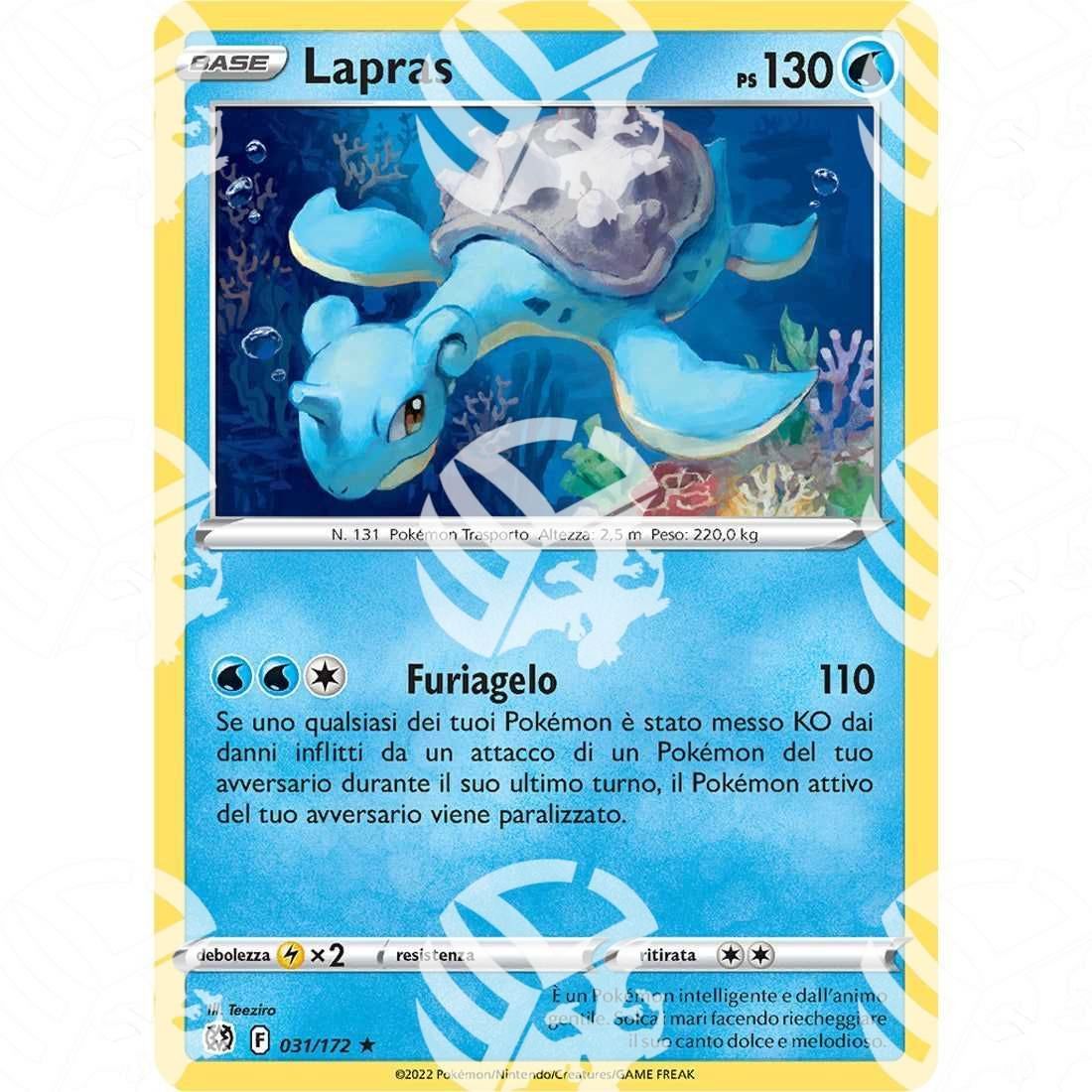 Astri Lucenti - Lapras - 031/172 - Warcard -  -  - Astri Lucenti - Lapras - 031/172 - Warcard - Astri Lucenti - Lapras - 031/172 i prezzi più bassi sul mercato, solo da www.warcardshop.com! Carte singole, box, buste e mazzi.