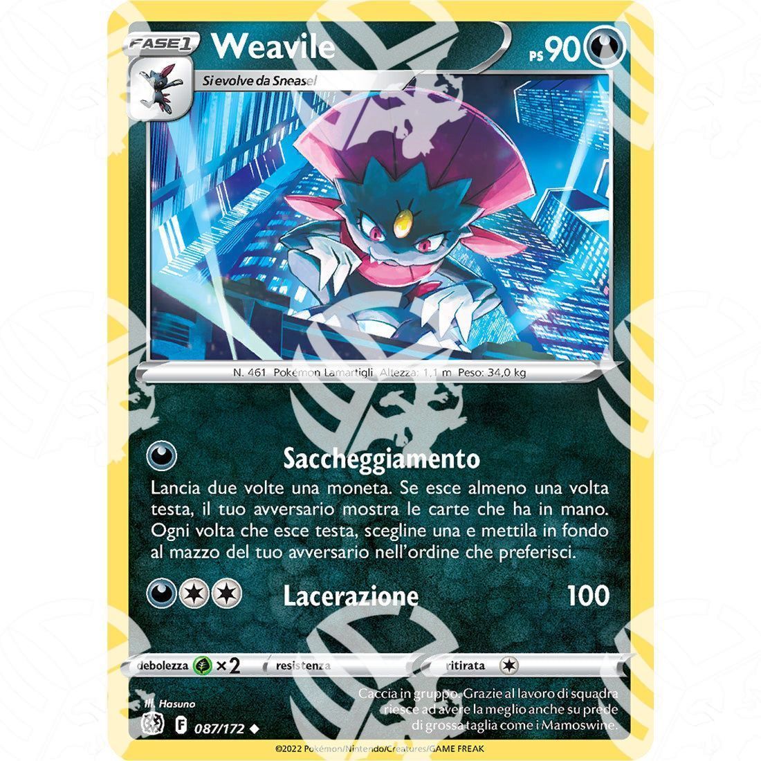 Astri Lucenti - Weavile - 087/172 - Warcard -  -  - Astri Lucenti - Weavile - 087/172 - Warcard - Astri Lucenti - Weavile - 087/172 i prezzi più bassi sul mercato, solo da www.warcardshop.com! Carte singole, box, buste e mazzi.