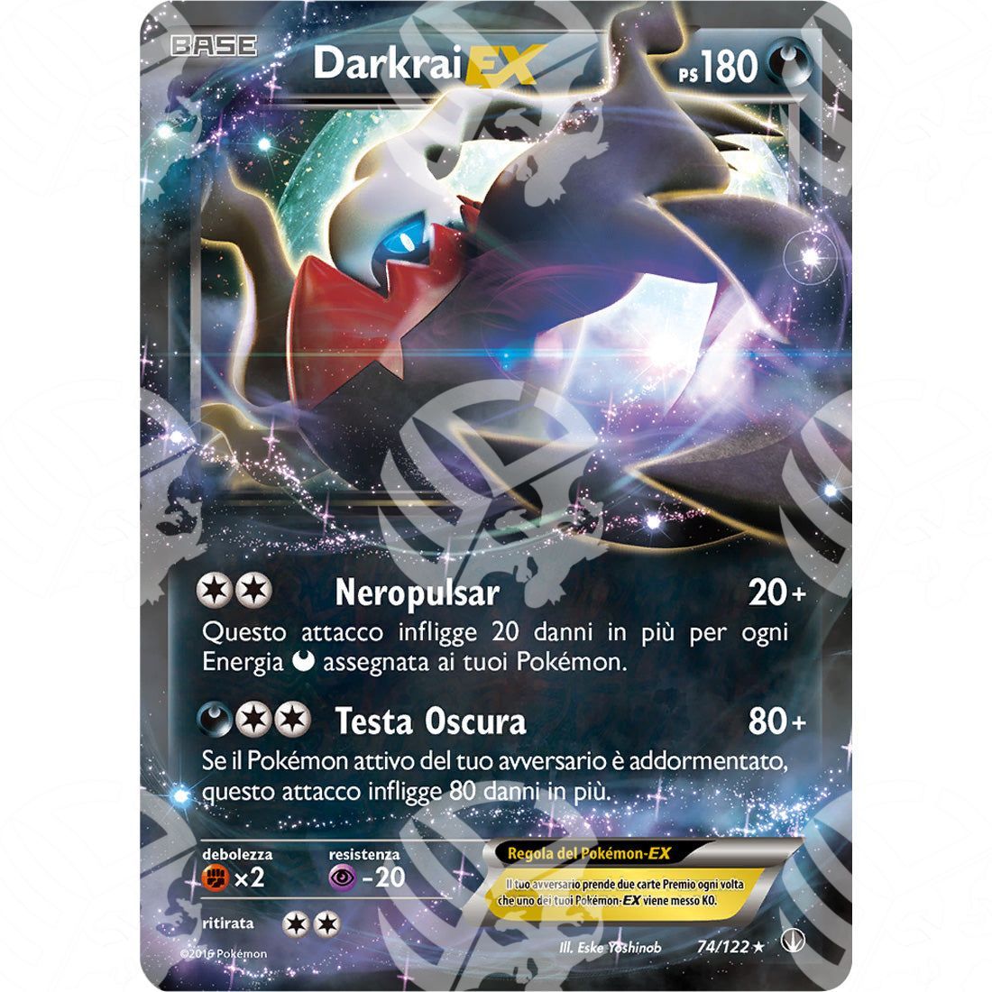 Turbocrash - Darkrai EX - 74/122 - Warcard - Turbocrash - Darkrai EX - 74/122 i prezzi più bassi sul mercato, solo da www.warcardshop.com! Carte singole, box, buste e mazzi.