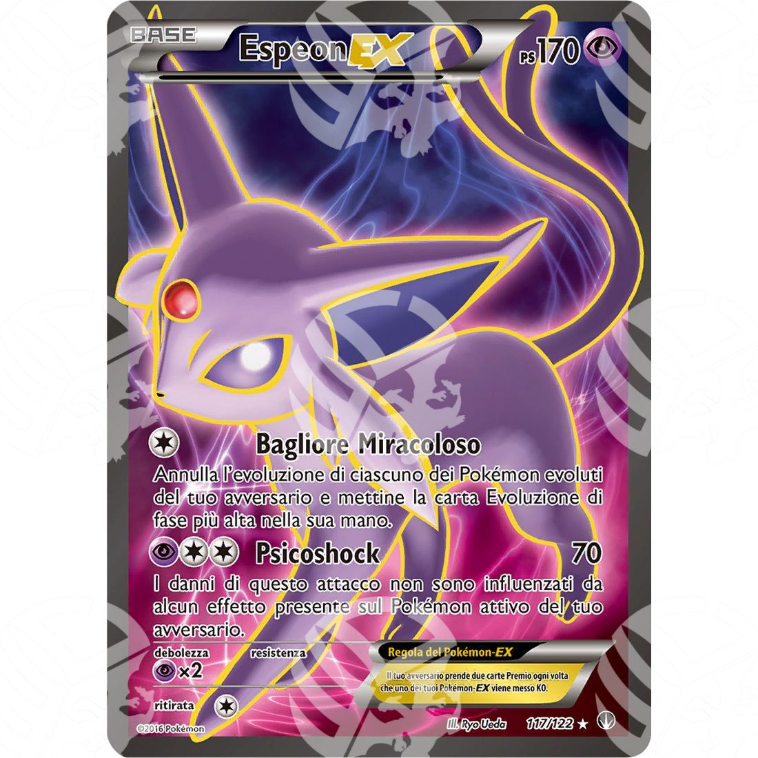 Turbocrash - Espeon EX - Ultra Rare 117/122 - Warcard - Turbocrash - Espeon EX - Ultra Rare 117/122 i prezzi più bassi sul mercato, solo da www.warcardshop.com! Carte singole, box, buste e mazzi.