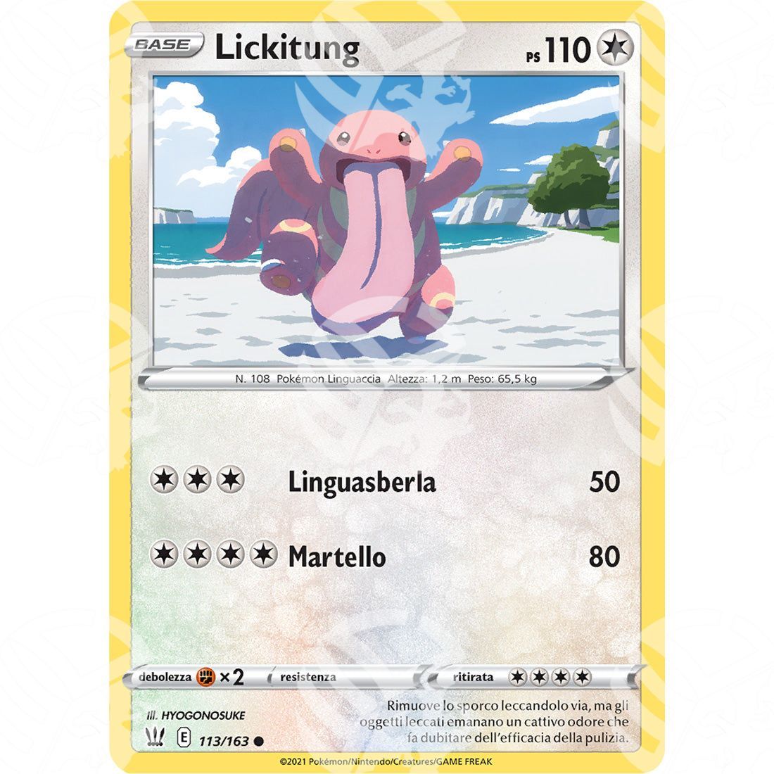 Stili di Lotta - Lickitung - 113/163 - Warcard - Stili di Lotta - Lickitung - 113/163 i prezzi più bassi sul mercato, solo da www.warcardshop.com! Carte singole, box, buste e mazzi.