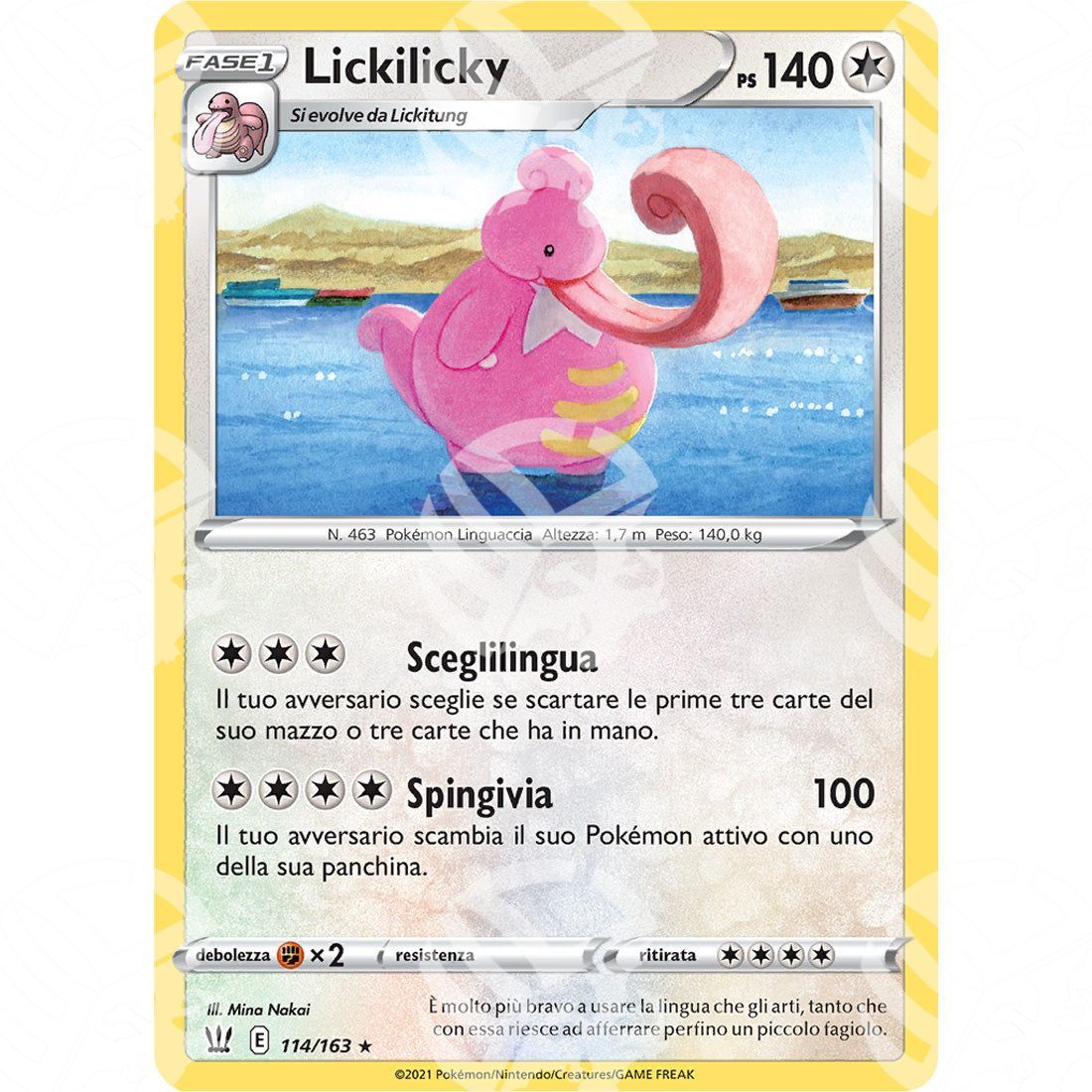 Stili di Lotta - Lickilicky - 114/163 - Warcard - Stili di Lotta - Lickilicky - 114/163 i prezzi più bassi sul mercato, solo da www.warcardshop.com! Carte singole, box, buste e mazzi.