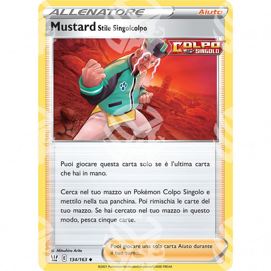 Stili di Lotta - Single Strike Stance Mustard - 134/163 - Warcard - Stili di Lotta - Single Strike Stance Mustard - 134/163 i prezzi più bassi sul mercato, solo da www.warcardshop.com! Carte singole, box, buste e mazzi.