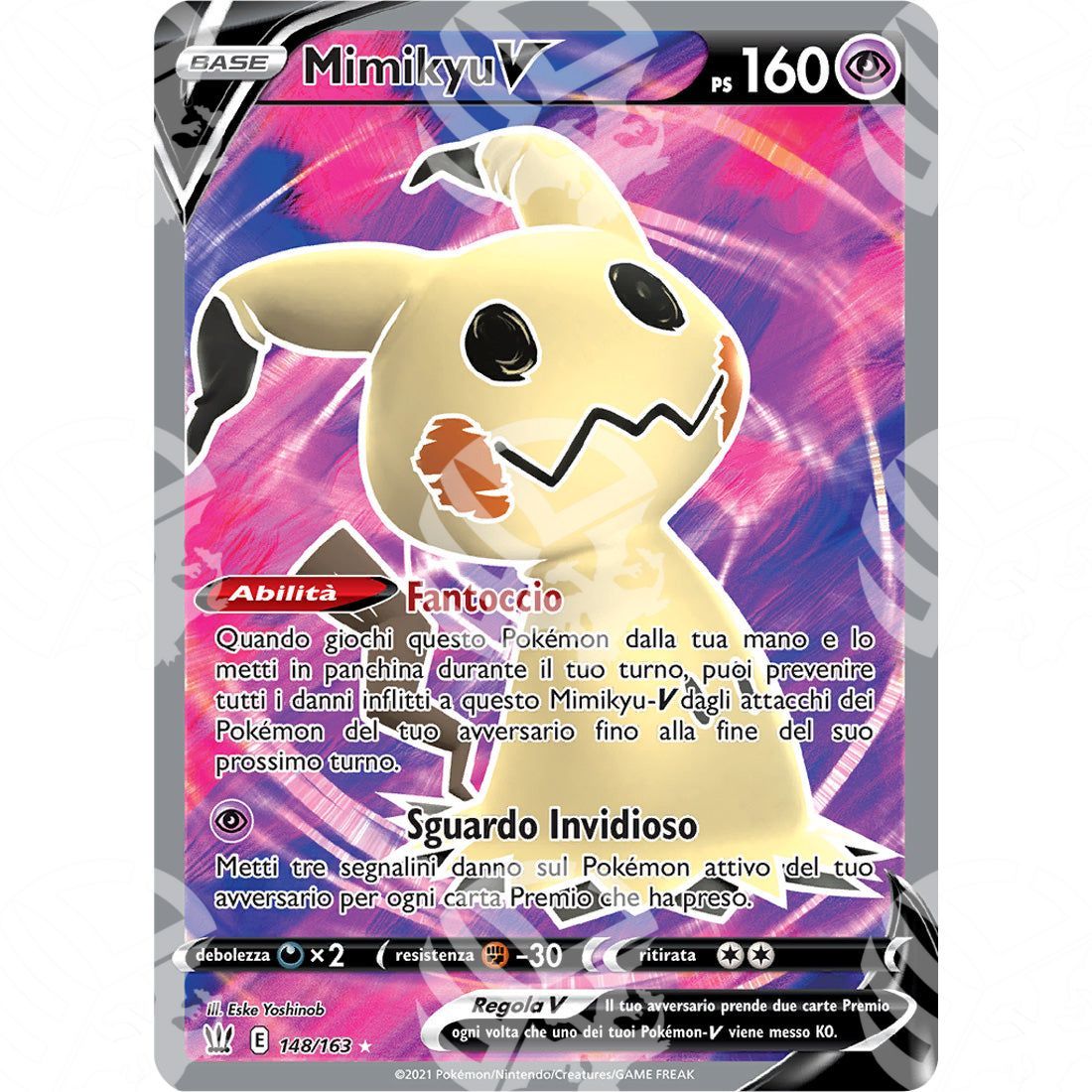 Stili di Lotta - Mimikyu V - 148/163 - Warcard - Stili di Lotta - Mimikyu V - 148/163 i prezzi più bassi sul mercato, solo da www.warcardshop.com! Carte singole, box, buste e mazzi.