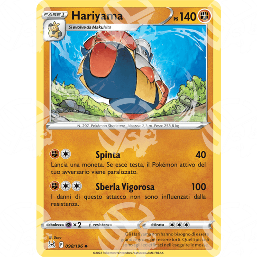 Origine Perduta - Hariyama - 098/196 - Warcard