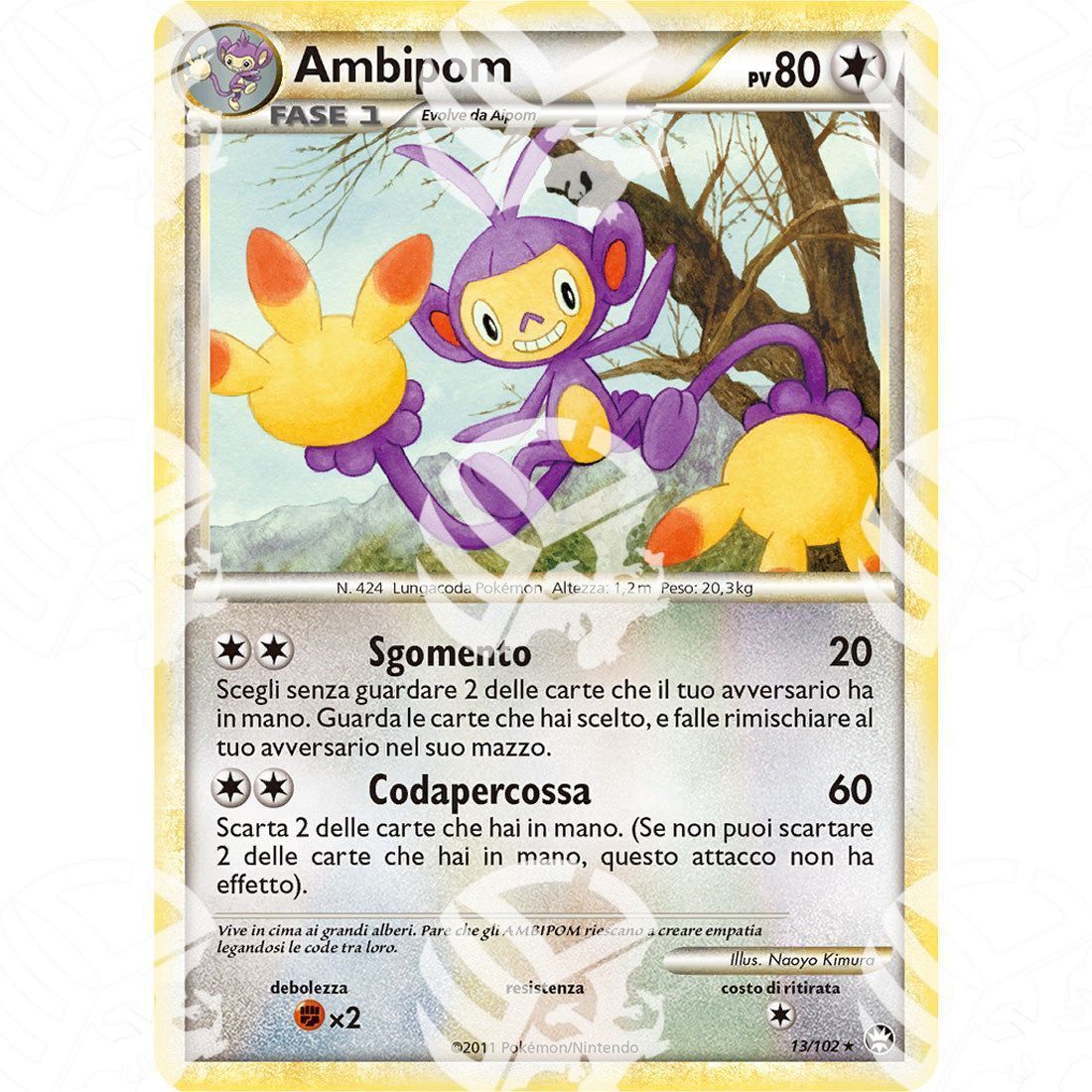 Battaglie Trionfali - Ambipom - 13/102 - Warcard -  -  - Battaglie Trionfali - Ambipom - 13/102 - Warcard - Battaglie Trionfali - Ambipom - 13/102 i prezzi più bassi sul mercato, solo da www.warcardshop.com! Carte singole, box, buste e mazzi.