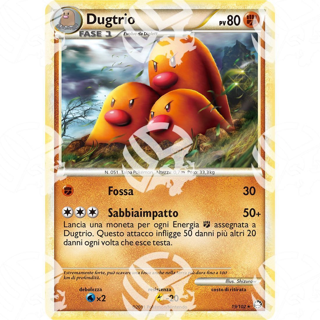 Battaglie Trionfali - Dugtrio - 19/102 - Warcard -  -  - Battaglie Trionfali - Dugtrio - 19/102 - Warcard - Battaglie Trionfali - Dugtrio - 19/102 i prezzi più bassi sul mercato, solo da www.warcardshop.com! Carte singole, box, buste e mazzi.