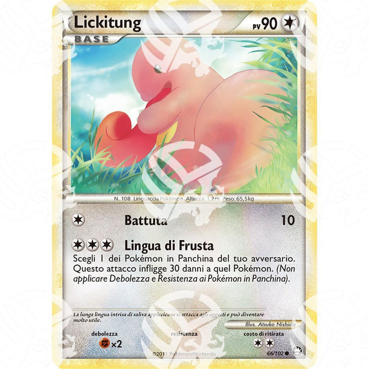 Battaglie Trionfali - Lickitung - 66/102 - Warcard -  -  - Battaglie Trionfali - Lickitung - 66/102 - Warcard - Battaglie Trionfali - Lickitung - 66/102 i prezzi più bassi sul mercato, solo da www.warcardshop.com! Carte singole, box, buste e mazzi.