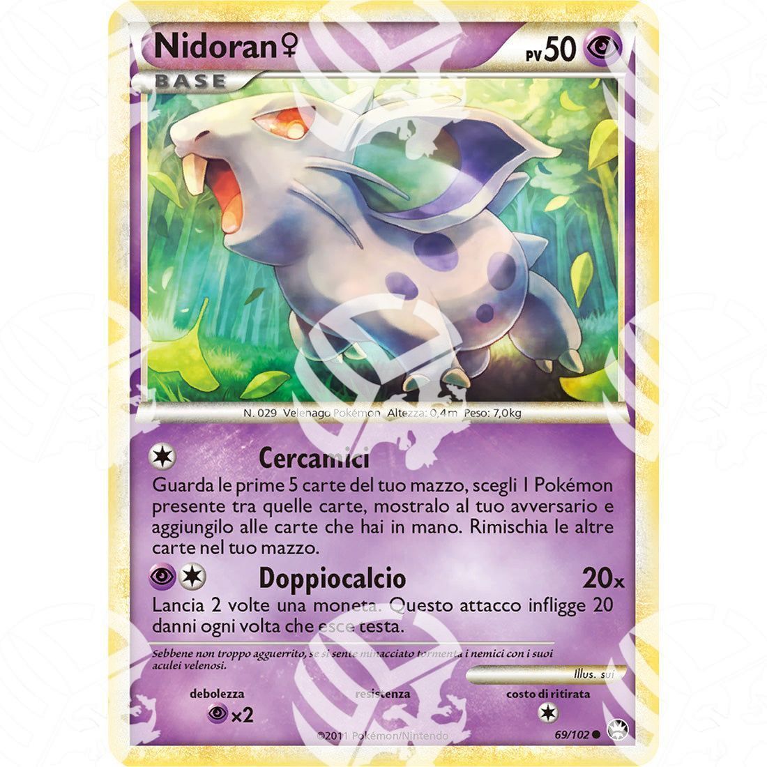 Battaglie Trionfali - Nidoran F - 69/102 - Warcard -  -  - Battaglie Trionfali - Nidoran F - 69/102 - Warcard - Battaglie Trionfali - Nidoran F - 69/102 i prezzi più bassi sul mercato, solo da www.warcardshop.com! Carte singole, box, buste e mazzi.